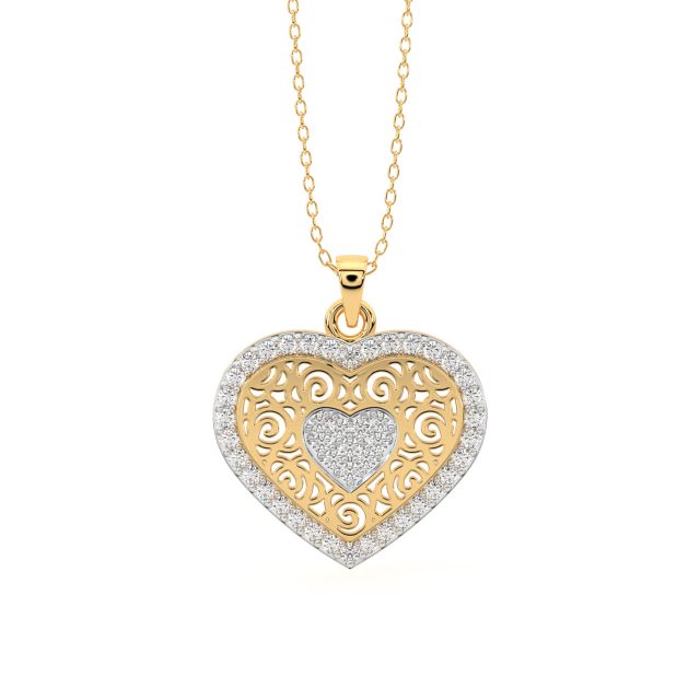 Hridayam Endless Love Diamond Pendant